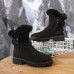 Large Size Women Casual Side  zip Comfy Winter Snow Boots